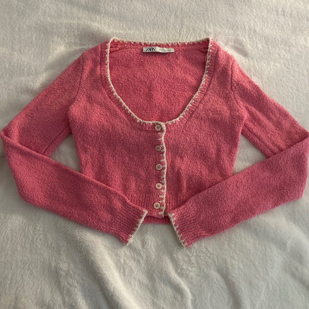Pink sweater from Zara